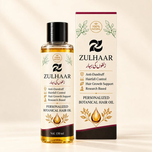 Zulhaar Hair Oil bottle and box