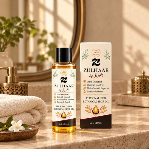 Zulhaar Hair Oil premium vanity