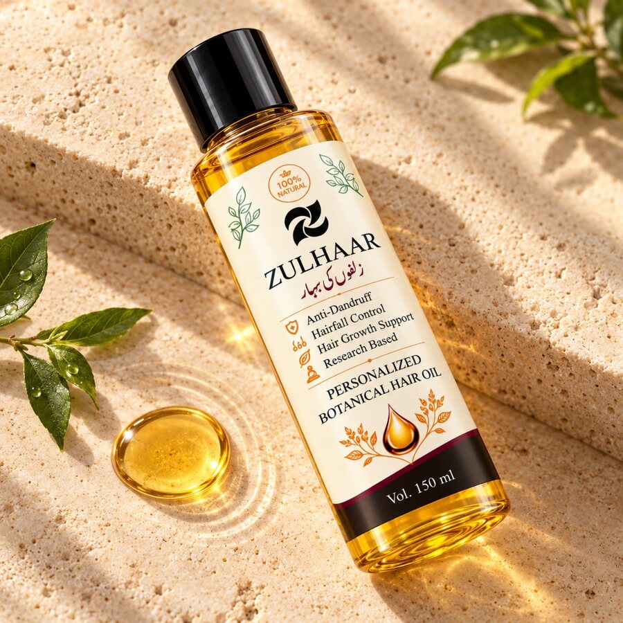 Zulhaar Hair Oil texture detail